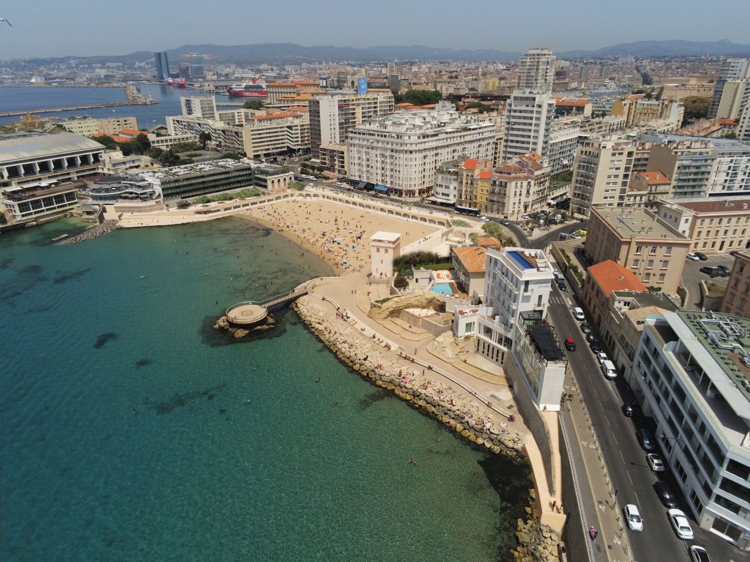 Réaménagement complet de la plage des Catalans à Marseille