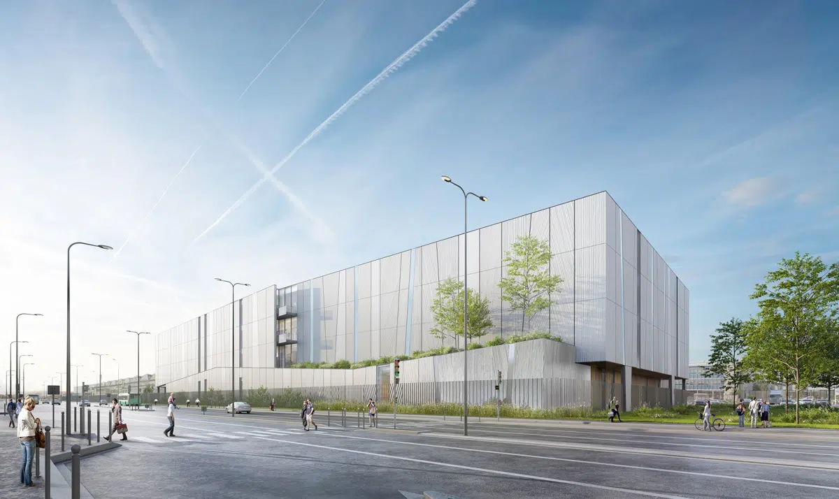 Bâtiment de conservation dédié au stockage sécurisé, avec atmosphère contrôlée garantissant la préservation optimale des collections.